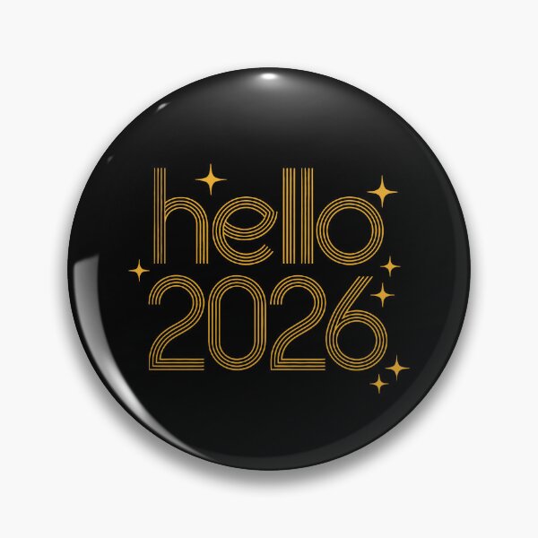 Item preview, Hello 2026 Minimalist Gold Line Typography Design designed and sold by EM&Maker.