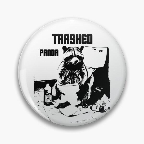 Item preview, Meme divertido de mapache Panda destrozado Mapache borracho divertido designed and sold by BornBorn.