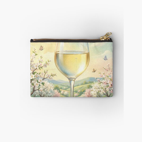 Item preview, OFF DRY WHITE GENTLE SWEET WHISPER Vintage 1950s Spring Blossom Poster designed and sold by Cozy-Old-Pub.