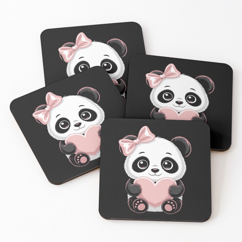 Panda with Heart 