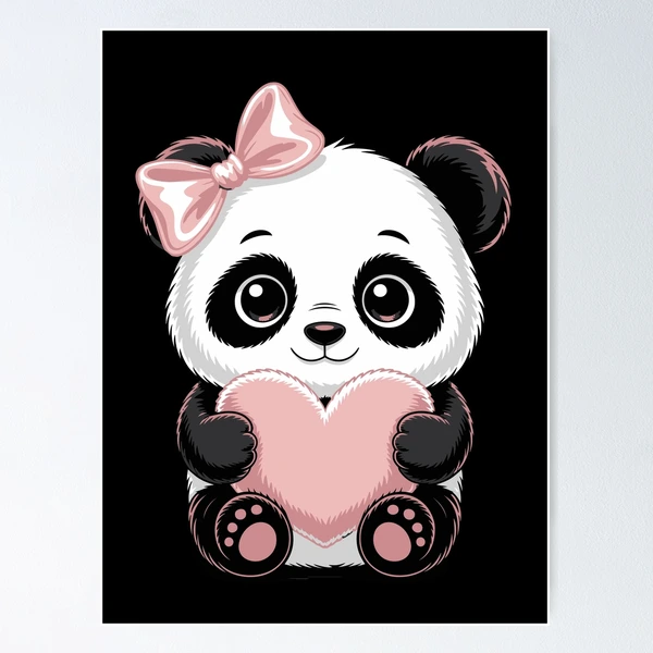 ♡Panda♡ Panda with Heart 