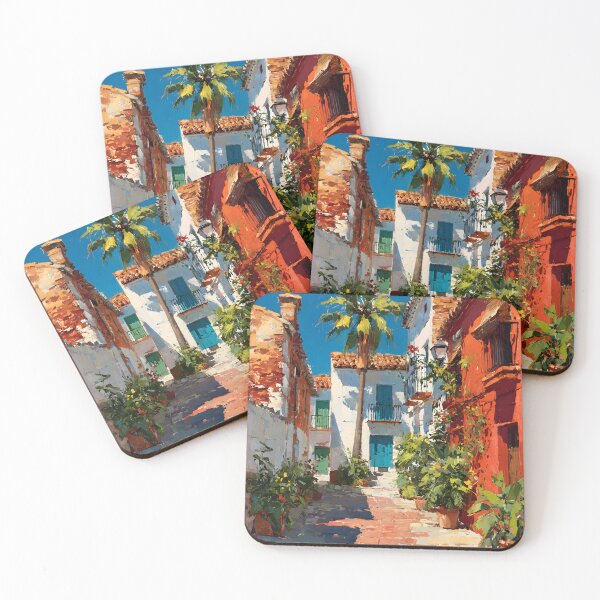 Item preview, Sunlit Malaga Passage to a Quiet Spanish Courtyard designed and sold by daila70.