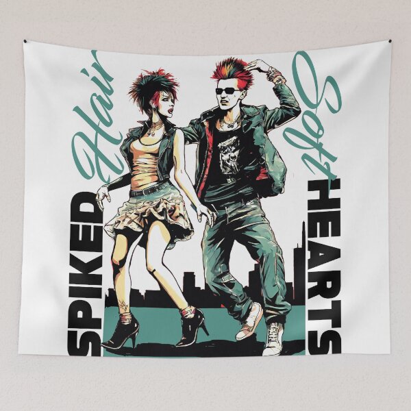 Item preview, SPIKED hair - Soft HEARTS designed and sold by Concept-Hub.