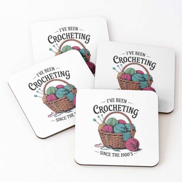 Item preview, I’ve Been Crocheting Since The 1900’s 6 designed and sold by MeowtivationP.