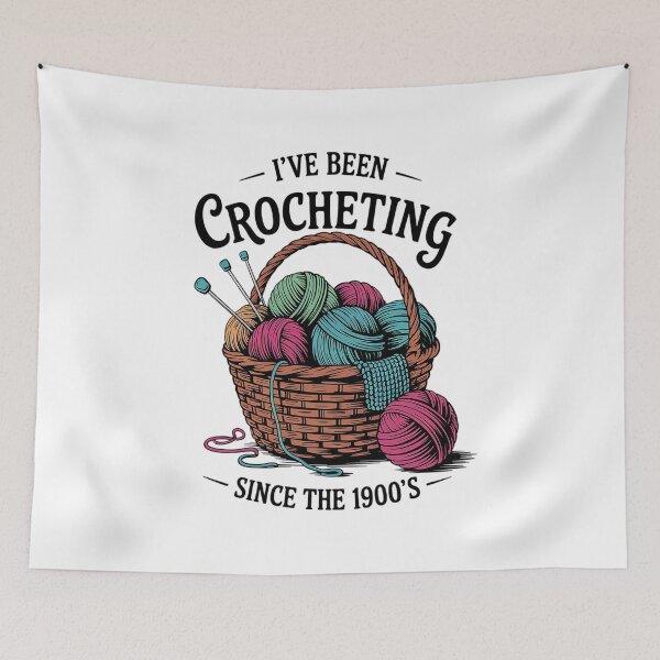 Item preview, I’ve Been Crocheting Since The 1900’s 6 designed and sold by MeowtivationP.