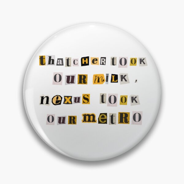 Item preview, Tyne and Wear Metro Nexus Milk Snatcher Ransom Letter designed and sold by Elle de Jour.