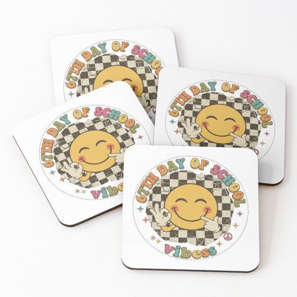 Item preview, Copy of 67 Day of School Vibes - Groovy Checkered Smiley designed and sold by w66aboo.