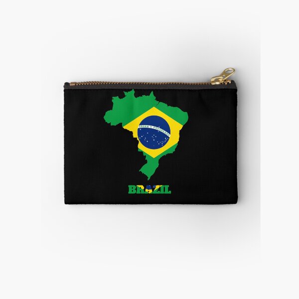 Item preview, BRAZIL Flag map design designed and sold by BasbiArt.