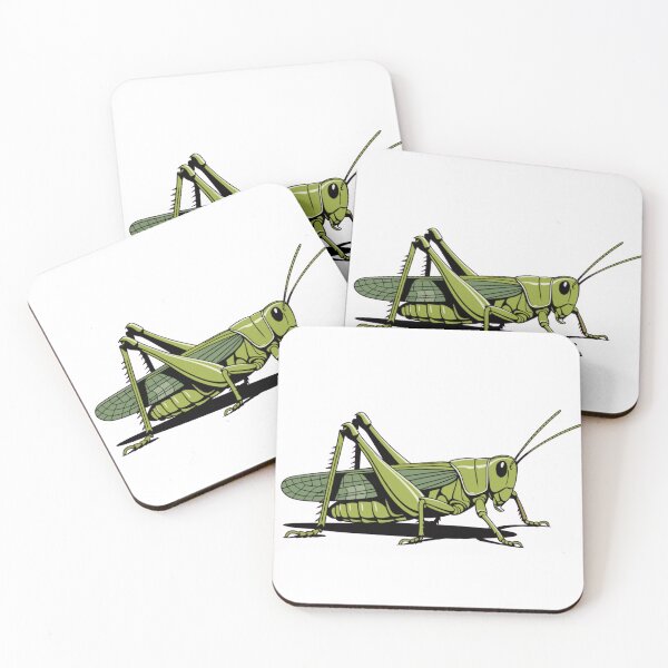 Item preview, Green Grasshopper Illustration – Detailed Insect Art designed and sold by Royalsticker.
