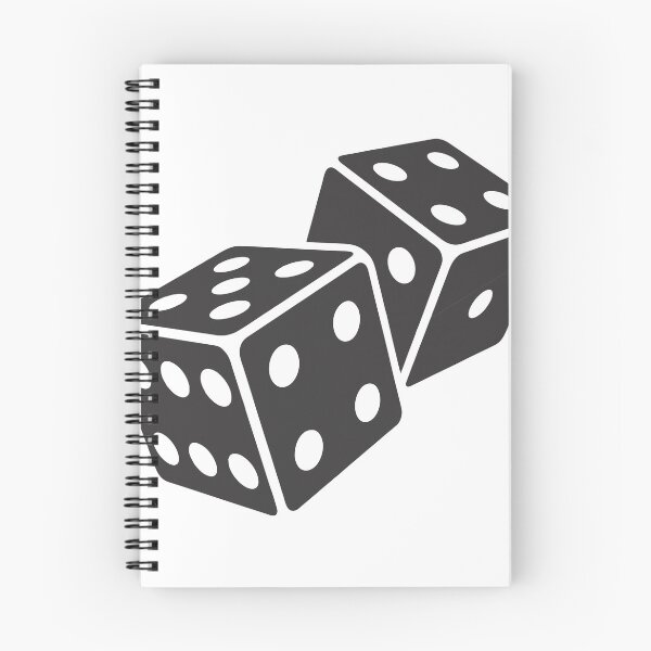 Item preview, Two Black Dice in Midair: A Silhouette Image Conveying Luck, Chance, and Gambling Theme designed and sold by Bure-NS.