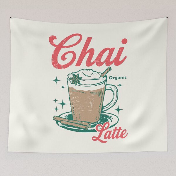 Item preview, Chai Latte Vintage Spiced Tea Lover  designed and sold by Y-Vibes.