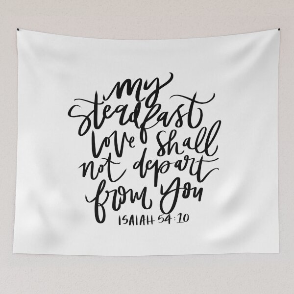 Item preview, Isaiah 54:10 Lettering designed and sold by Jenna Piechocki.