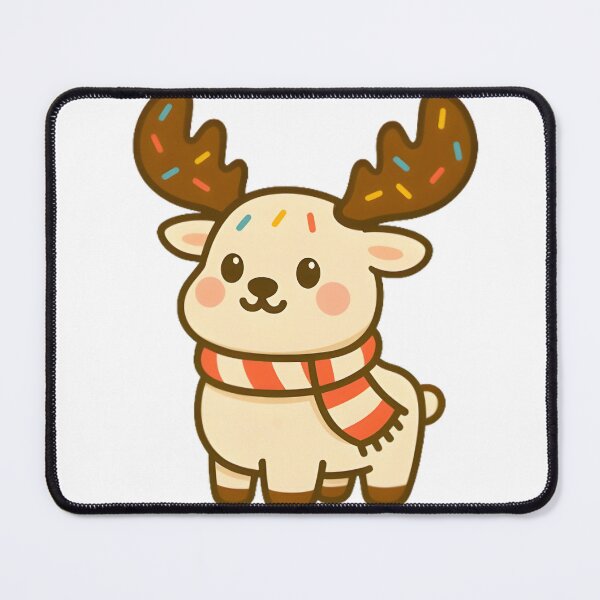 Item preview, Marshmallow Moose – Kawaii Holiday Animal Treat designed and sold by Whiskers&Waffles.