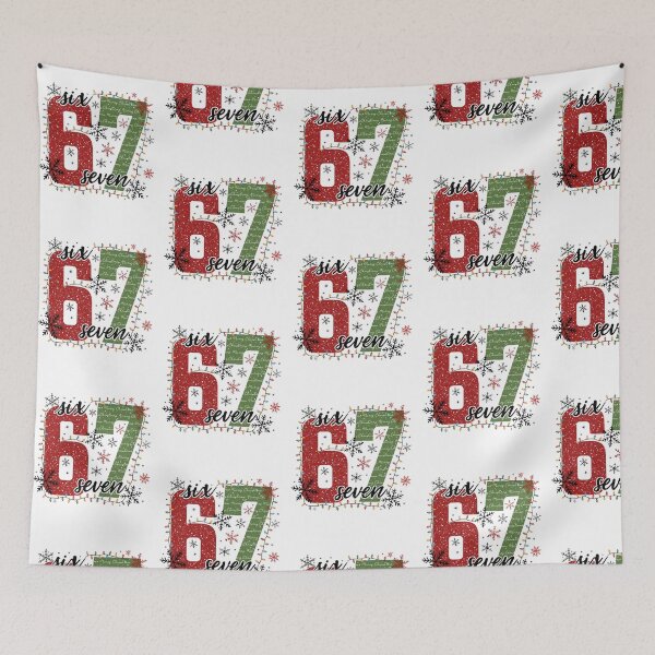 Item preview, 67 Merry Christmas Six Seven Graphic Unisex – Festive Number Design for Winter & Christmas Season designed and sold by EverlaPrints.