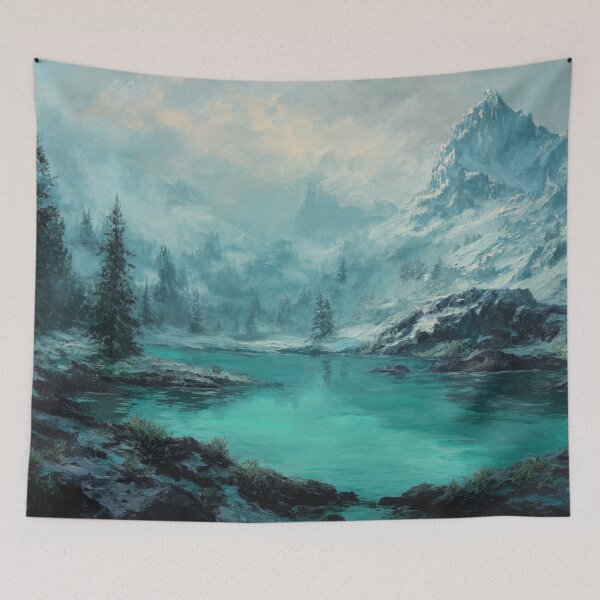 Item preview, Dragon Mountain Acid Lake Art designed and sold by GrinGalore.