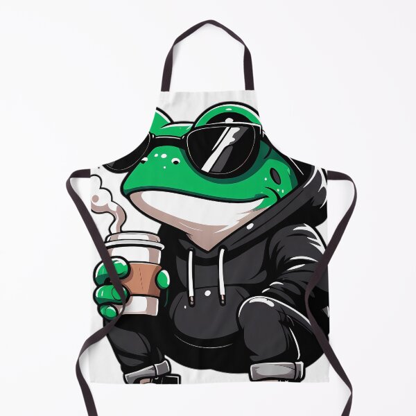 Item preview, Born To Chill Cool Frog Coffee designed and sold by DrawDrip.