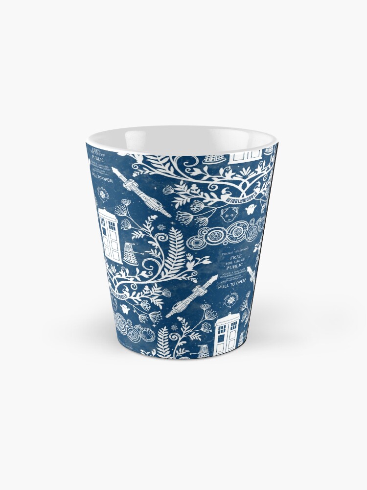 Alternate view of Who Damask Mug