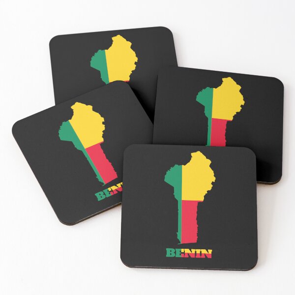 Item preview, Benin Flag map design designed and sold by BasbiArt.