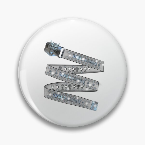 Item preview, Y2K Emo Goth Studded Leather Rhinestone Belt designed and sold by BvgBytez.