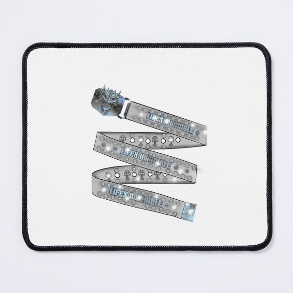 Item preview, Y2K Emo Goth Studded Leather Rhinestone Belt designed and sold by BvgBytez.