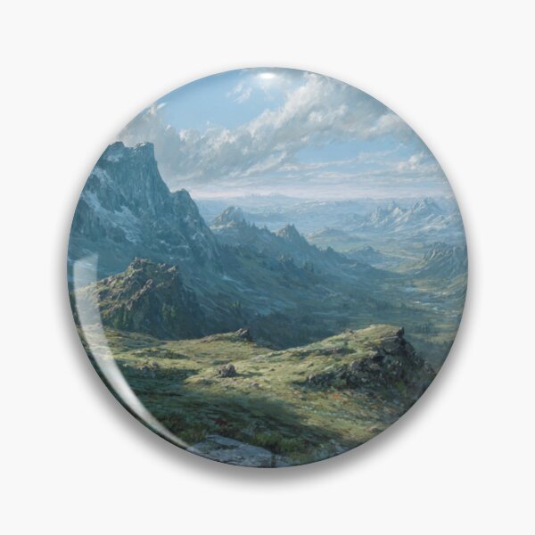 Item preview, Dragon Mountain Range With Clouds Art designed and sold by GrinGalore.