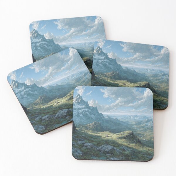 Item preview, Dragon Mountain Range With Clouds Art designed and sold by GrinGalore.