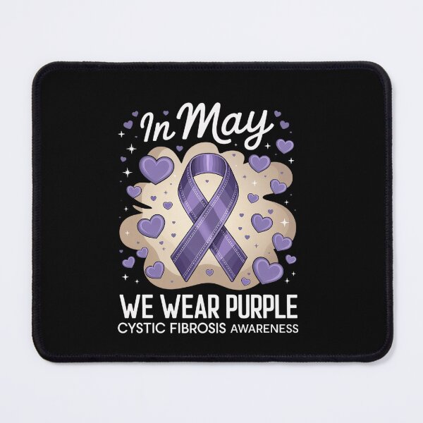 Item preview, In May We Wear Purple Cystic Fibrosis Awareness designed and sold by MeowtivationP.