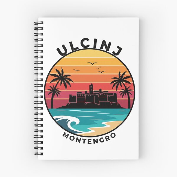 Item preview, Ulcinj Montenegro Travel Art – Vintage Coastal Poster, Adriatic Beach Illustration, Montenegro Tourism Gift designed and sold by Lunafy Design.