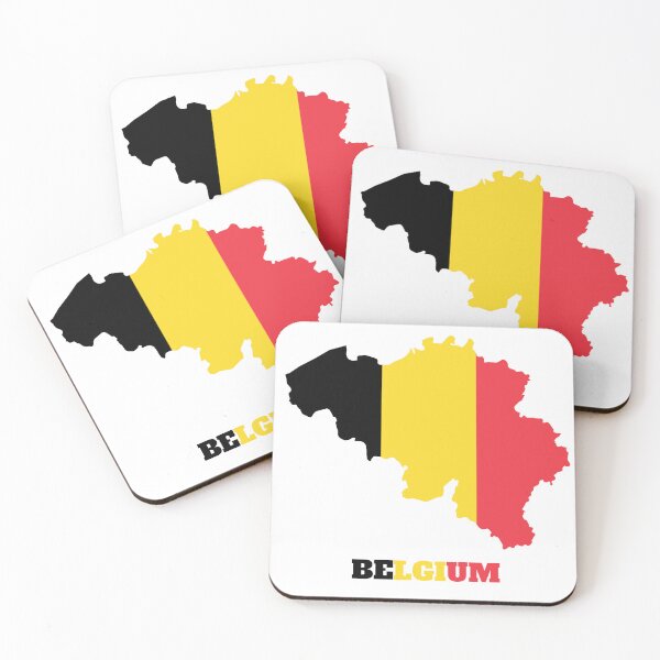 Item preview, BELGIUM Flag map design designed and sold by BasbiArt.