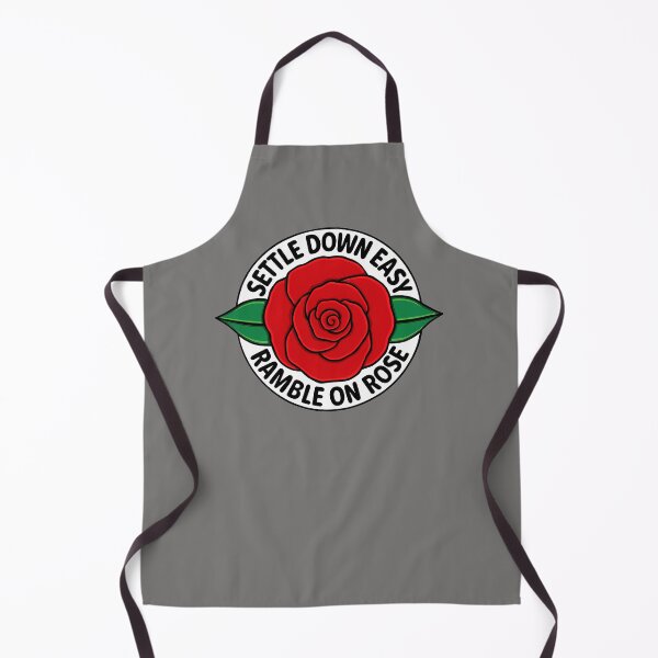 Item preview, RAMBLE-ON-ROSE.-RED-ROSE-WITH-LEAVES-T-SHIRT--- designed and sold by NicholasSteppan.