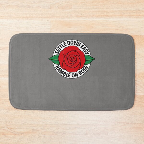 Item preview, RAMBLE-ON-ROSE.-RED-ROSE-WITH-LEAVES-T-SHIRT--- designed and sold by NicholasSteppan.