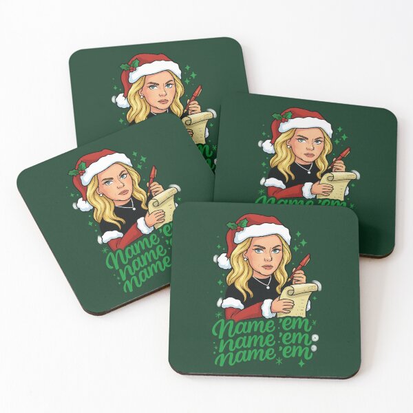 Item preview, “Name ’Em – Naughty List Edition” – Sutton Inspired RHOBH Christmas Design designed and sold by GirlyPopped.