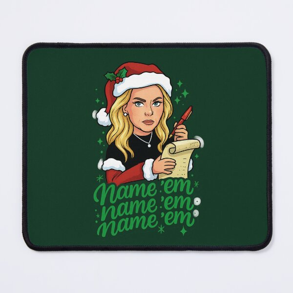 Item preview, “Name ’Em – Naughty List Edition” – Sutton Inspired RHOBH Christmas Design designed and sold by GirlyPopped.