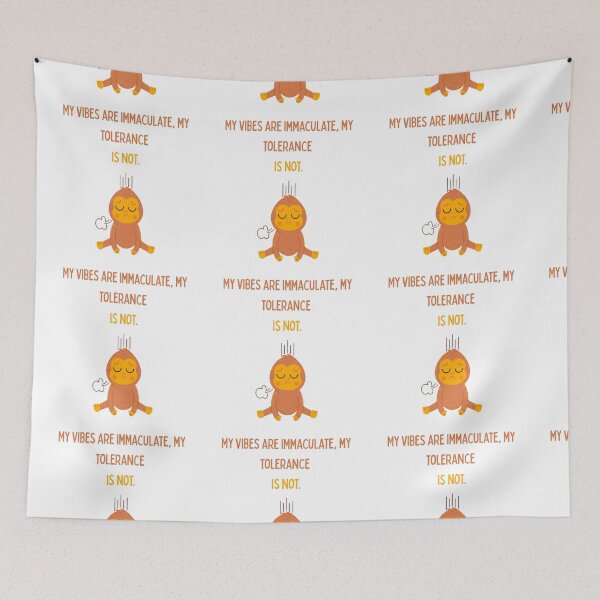 Item preview, My Vibes Are Immaculate, My Tolerance Is Not – Sarcastic Aesthetic Quote designed and sold by NCODesigns.