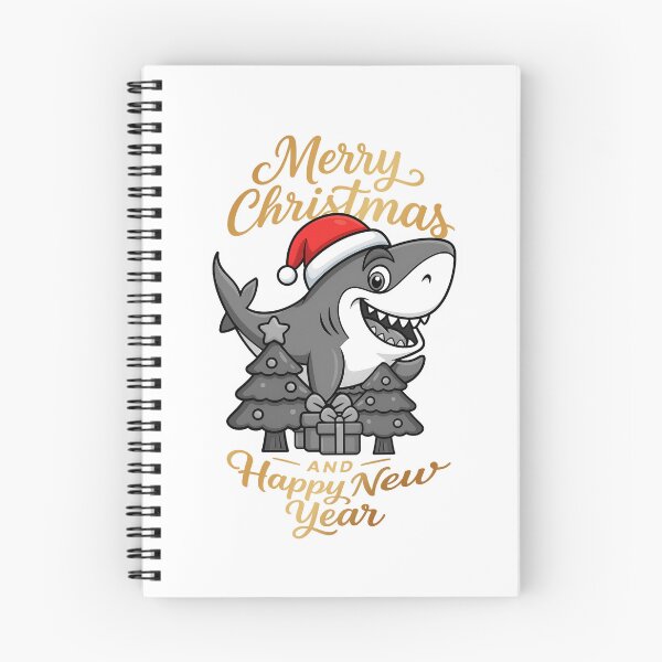 Item preview, gold shark cute merry christmas animal designed and sold by sabartgunpla.