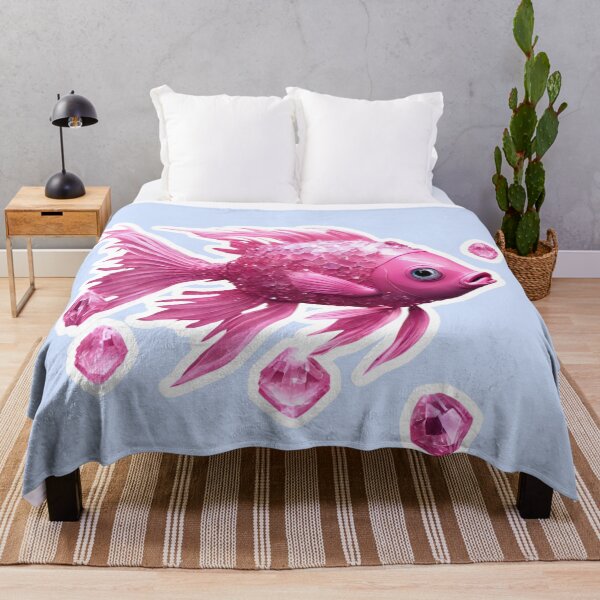 Item preview, Beautiful Pink Fish, Zodiac Water Sign Pisces designed and sold by Sugar Wisdom .