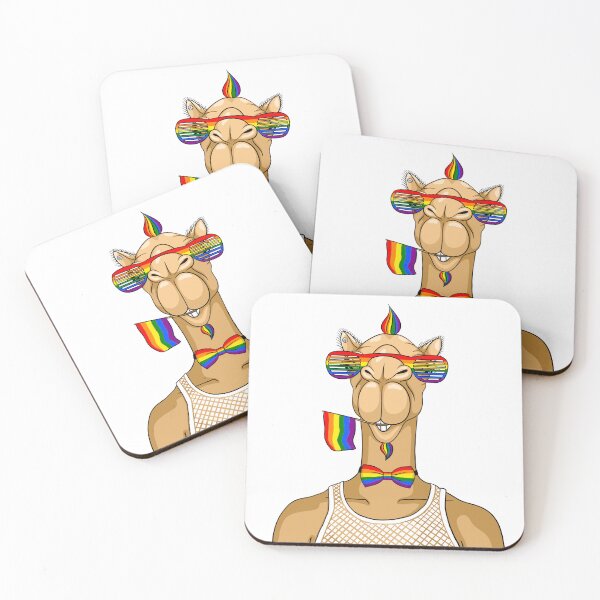 Item preview, Pride Camel With Rainbow Vibes designed and sold by Balagan Apparel.