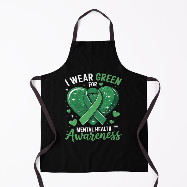 Item preview, Heart I Wear Green For Awareness Month designed and sold by StephenDDArt.