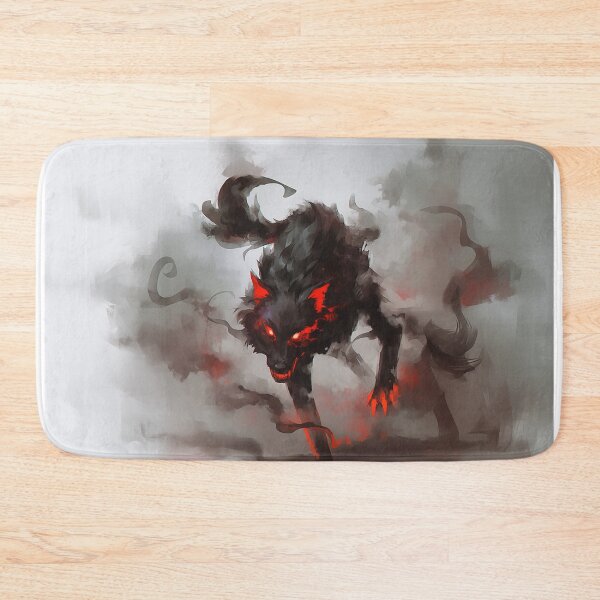 Item preview, Hellhound Wolf Emerging from Dark Smoke designed and sold by Christian Weiss.