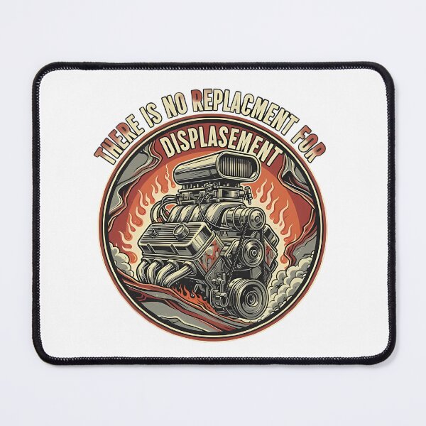Item preview, No Replacement For Displacement - Vintage Muscle Car Engine V8 designed and sold by TobaGallery868.