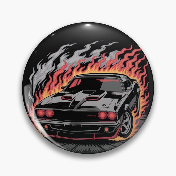 Item preview, Demonic Muscle Car – Dark Metal Inferno Artwork designed and sold by Thompika.
