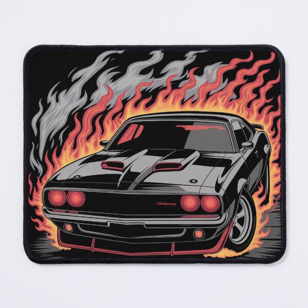 Item preview, Demonic Muscle Car – Dark Metal Inferno Artwork designed and sold by Thompika.