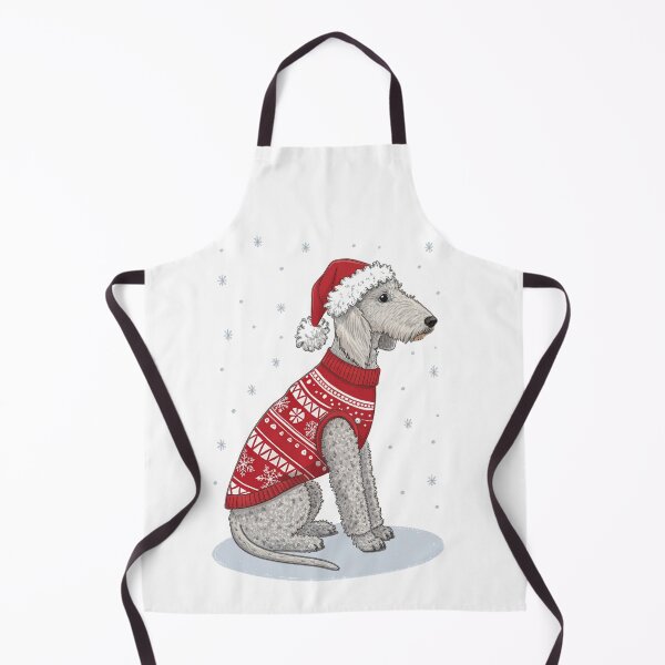 Item preview, Christmas Bedlington Terrier 01 designed and sold by AIfolklore.