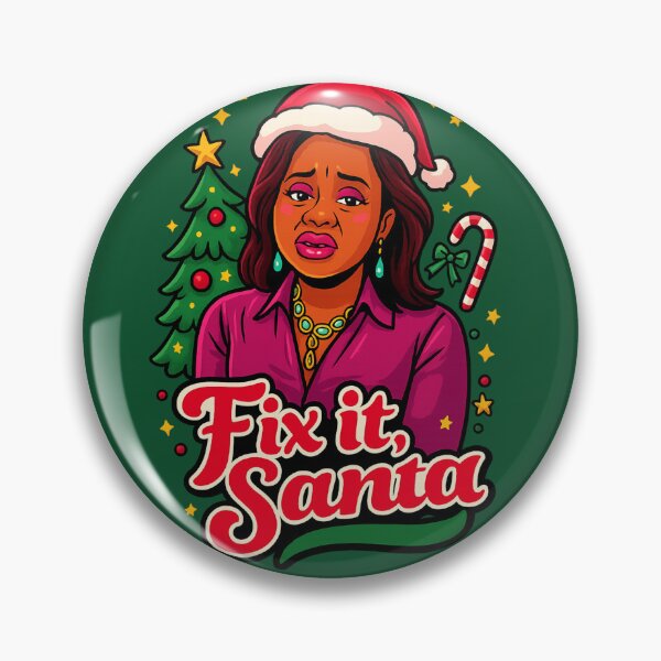 Artikelvorschau, Repariere es, Weihnachtsmann – Phaedra inspirierte RHOA-Weihnachts-Pop-Art entworfen und verkauft von GirlyPopped.