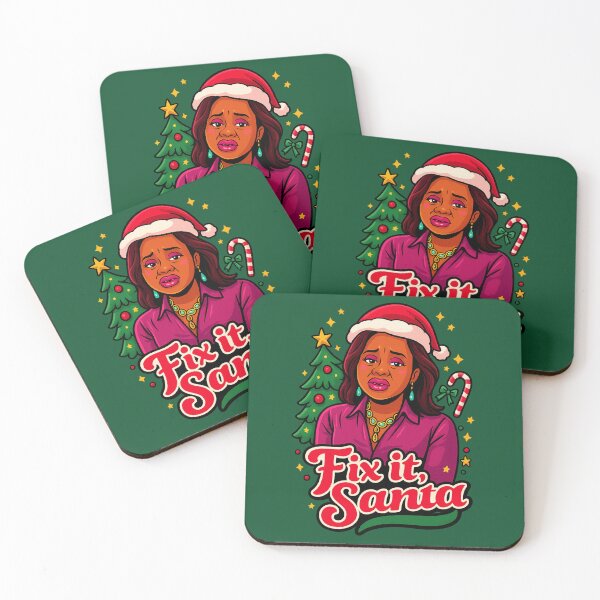Artikelvorschau, Repariere es, Weihnachtsmann – Phaedra inspirierte RHOA-Weihnachts-Pop-Art entworfen und verkauft von GirlyPopped.