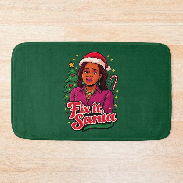 Item preview, Fix It, Santa - Phaedra Inspired RHOA Christmas Pop Art designed and sold by GirlyPopped.