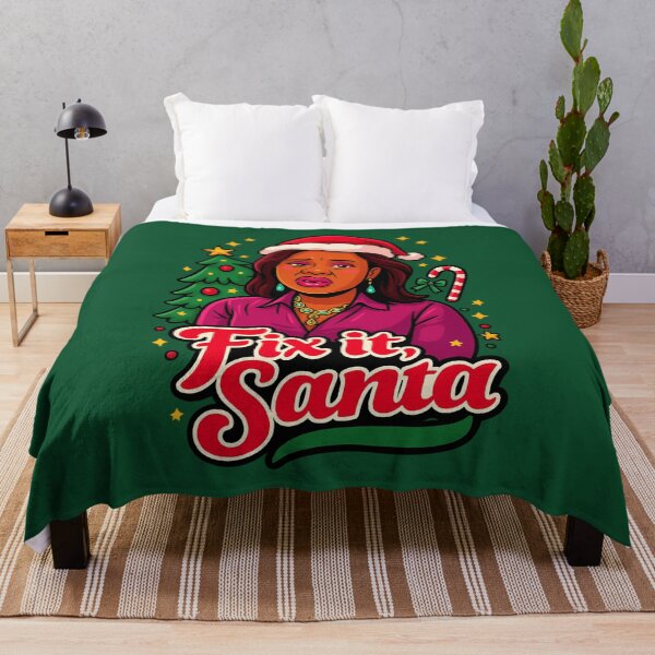 Item preview, Fix It, Santa - Phaedra Inspired RHOA Christmas Pop Art designed and sold by GirlyPopped.