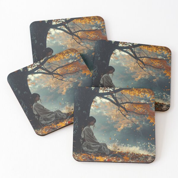 Item preview, The Tranquility of the Woods in Autumn designed and sold by Schoenenwald - Illustrations Uniques et Originales.