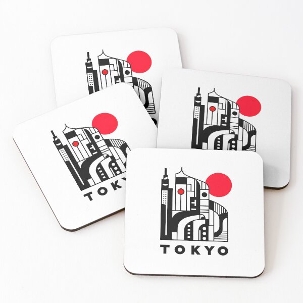 Item preview, Tokyo – Minimal Cubism Art Illustration | Modern Abstract Japan Design designed and sold by OzzFrequency.