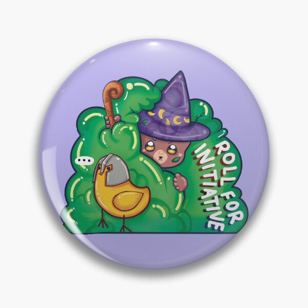 Item preview, Roll For Initiative Wizard Bear and Knight Chicken  designed and sold by Soft Life and Side Quests.